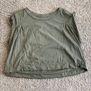 Olive Green Women's Top